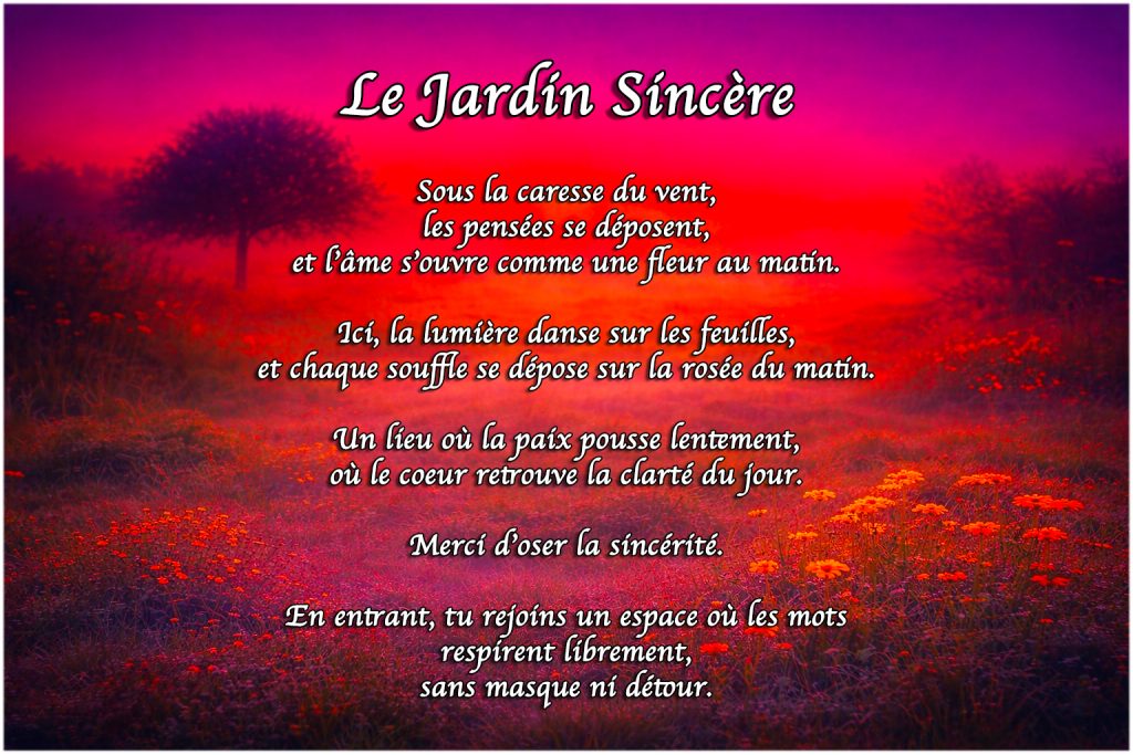 page d'accueil du Jardin Sincère corrigée